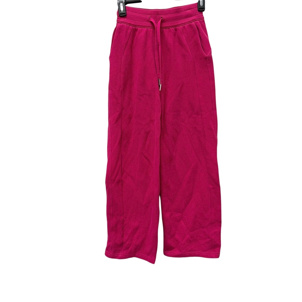 Lululemon Scuba High-Rise Wide-Leg Pants Pink LW5GEES XXXS